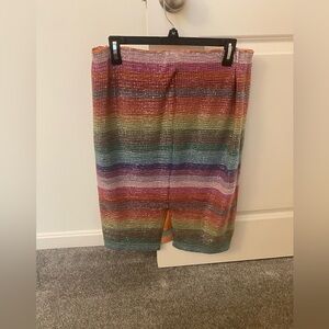 Eva Mendes for New York & Company Rainbow Pencil Skirt